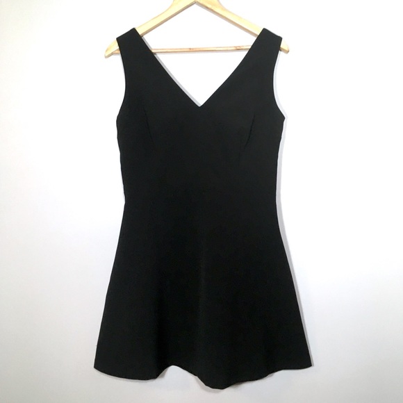 Black V-Neck Dress with Bows | Dynamite